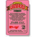 Fluorescent Red Paper Roll Labels Stock Rectangle (2"x3")